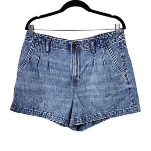 American Eagle Outfitters Blue Mom Jean Shorts